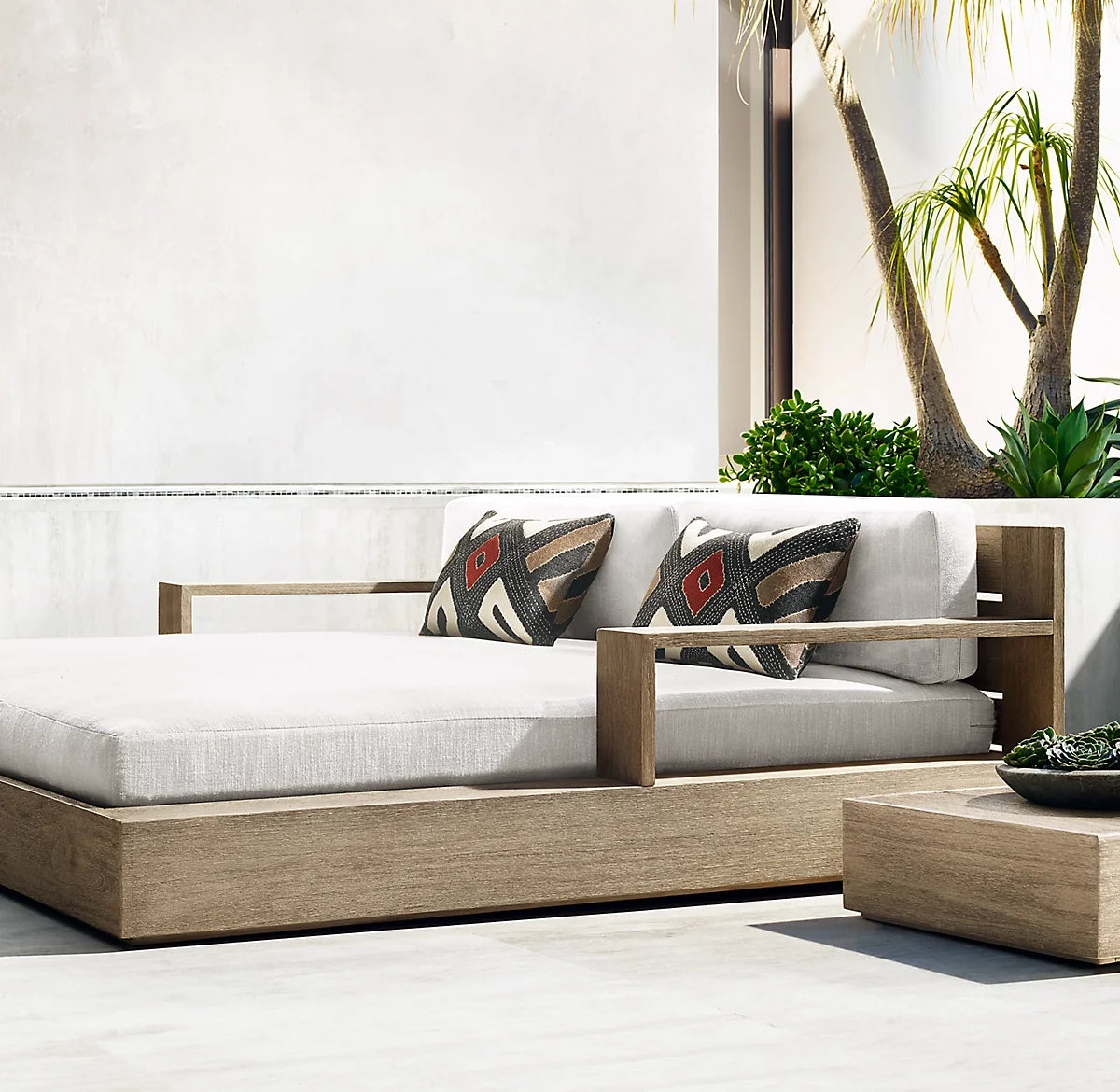 Marbella teak outdoor Daybed