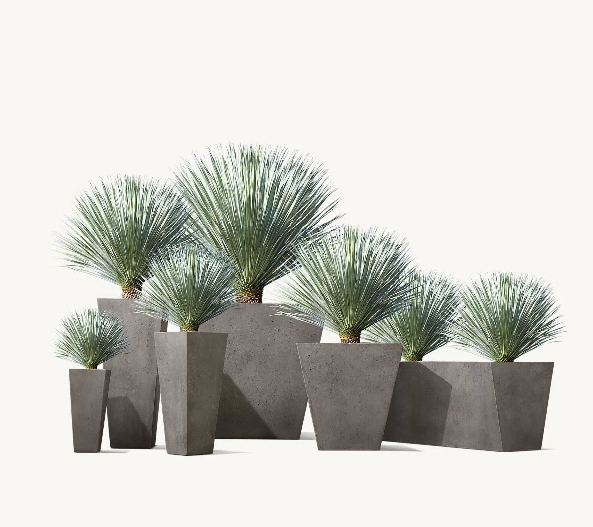 ESTATE ZINC SQUARE PLANTER