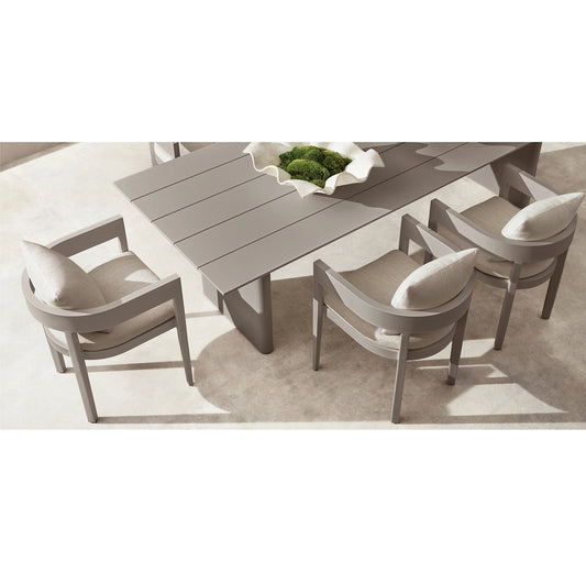 Balmian Aluminium rectangular dinning set