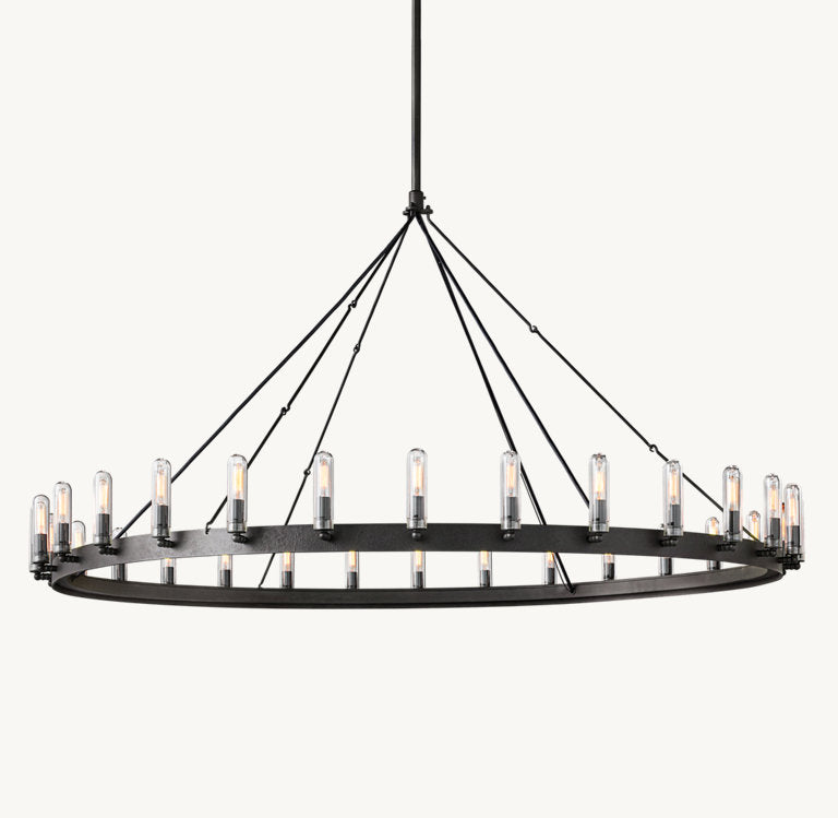 CAMINO RECTANGULAR OUTDOOR CHANDELIER 52